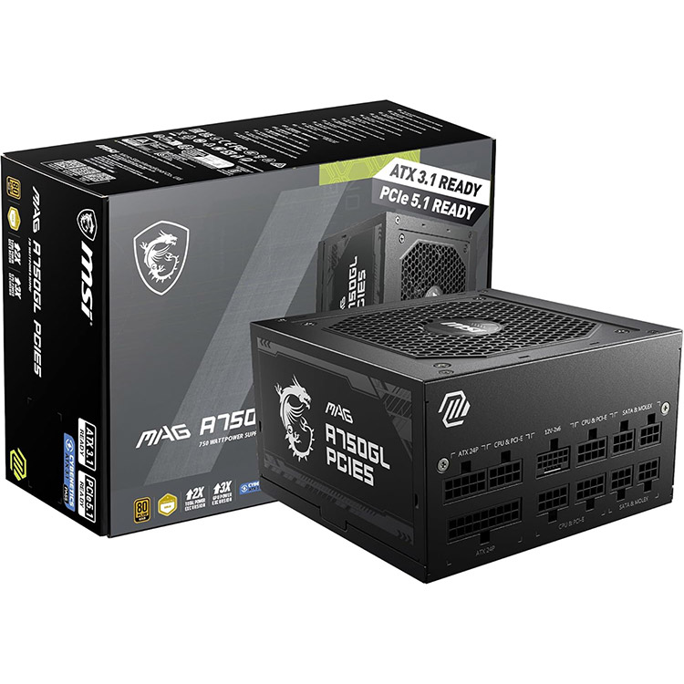 خرید پاور MSI MAG A750GL PCIE5